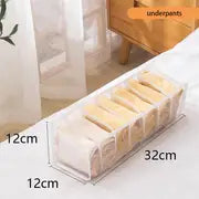 Portable Underwear and Clothes Storage Organizer Box