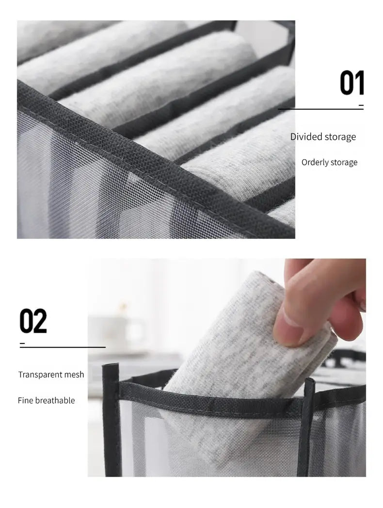 Portable Underwear and Clothes Storage Organizer Box