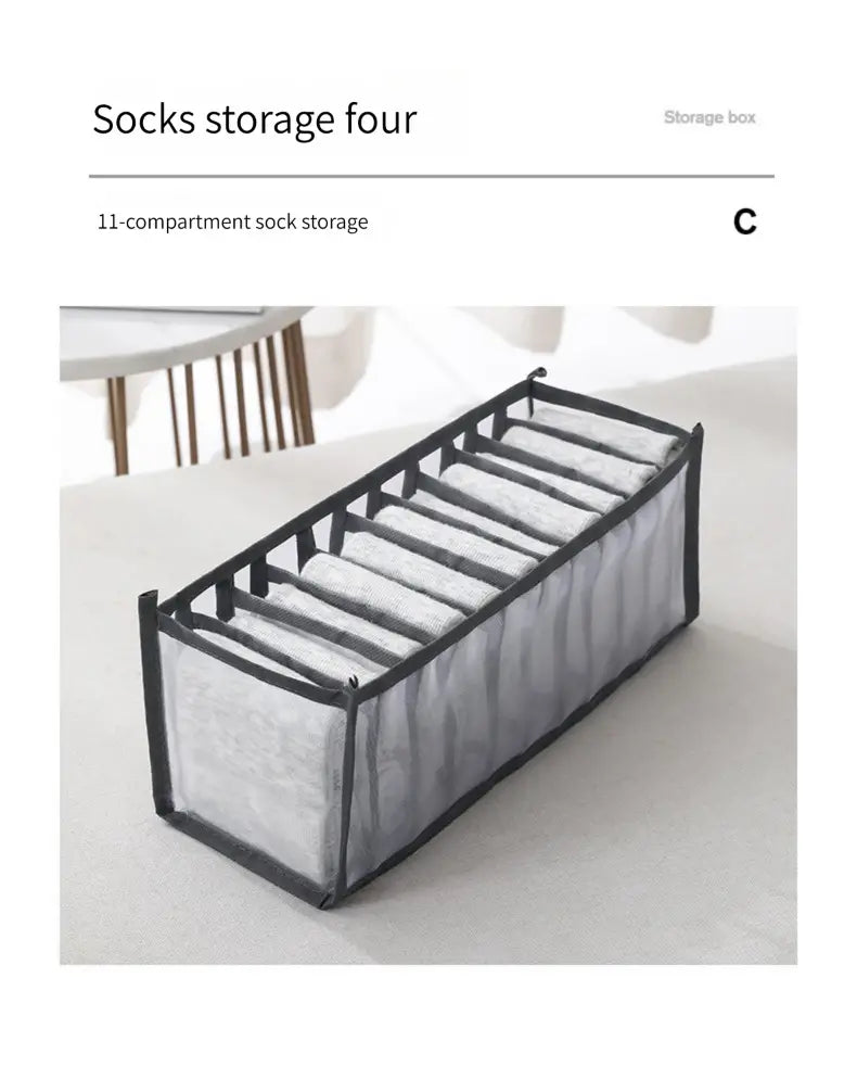 Portable Underwear and Clothes Storage Organizer Box
