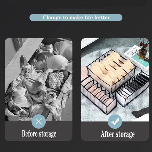 Closet Calm™ Drawer Organizer – Multi-Grid Storage