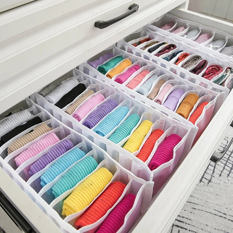 Closet Calm™ Drawer Organizer – Multi-Grid Storage