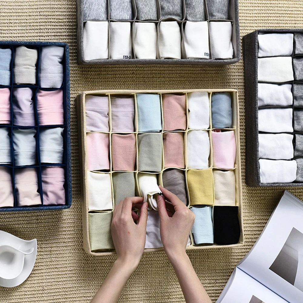 Closet Calm™ Drawer Organizer – Multi-Grid Storage