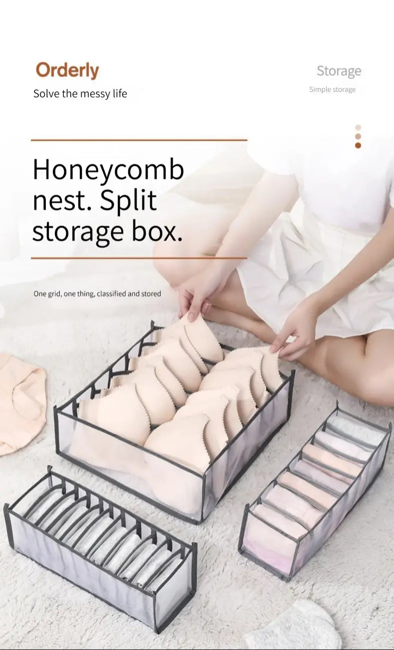 Portable Underwear and Clothes Storage Organizer Box