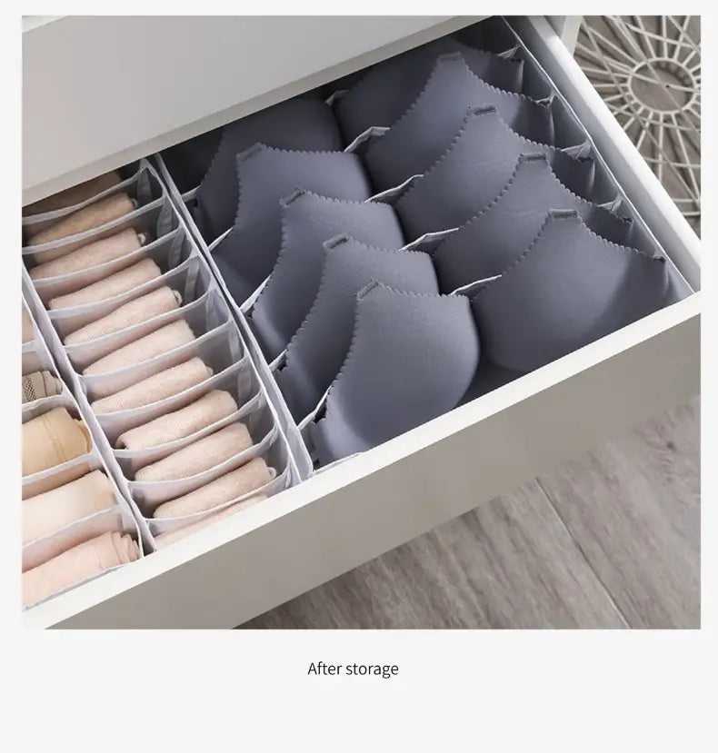 Portable Underwear and Clothes Storage Organizer Box