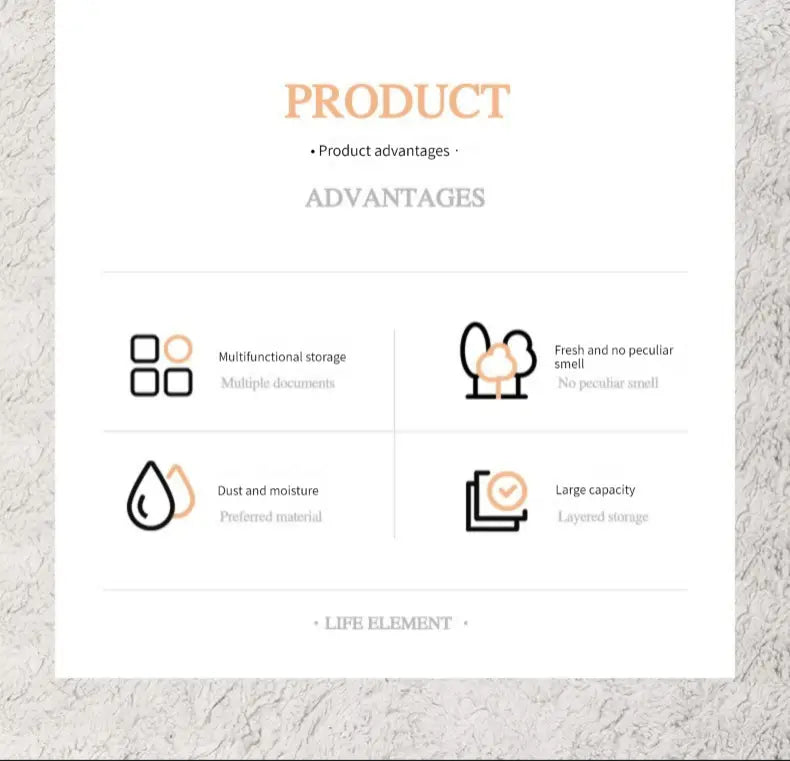 Portable Underwear and Clothes Storage Organizer Box