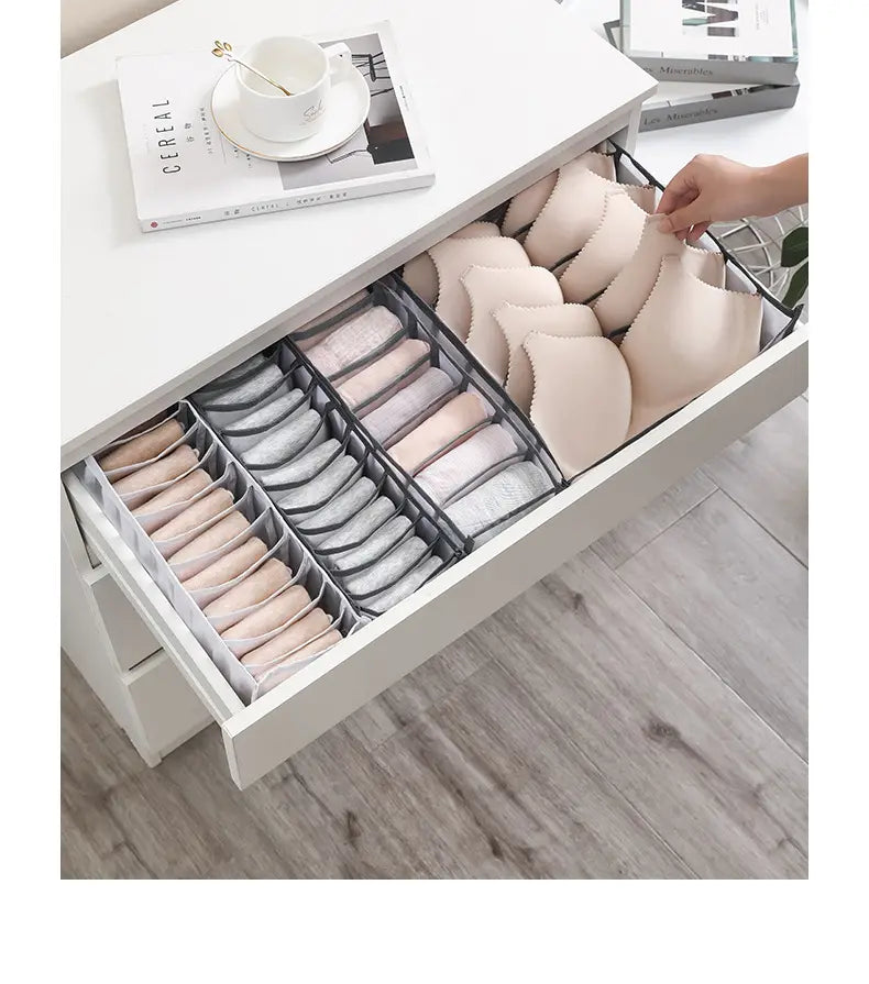 Portable Underwear and Clothes Storage Organizer Box