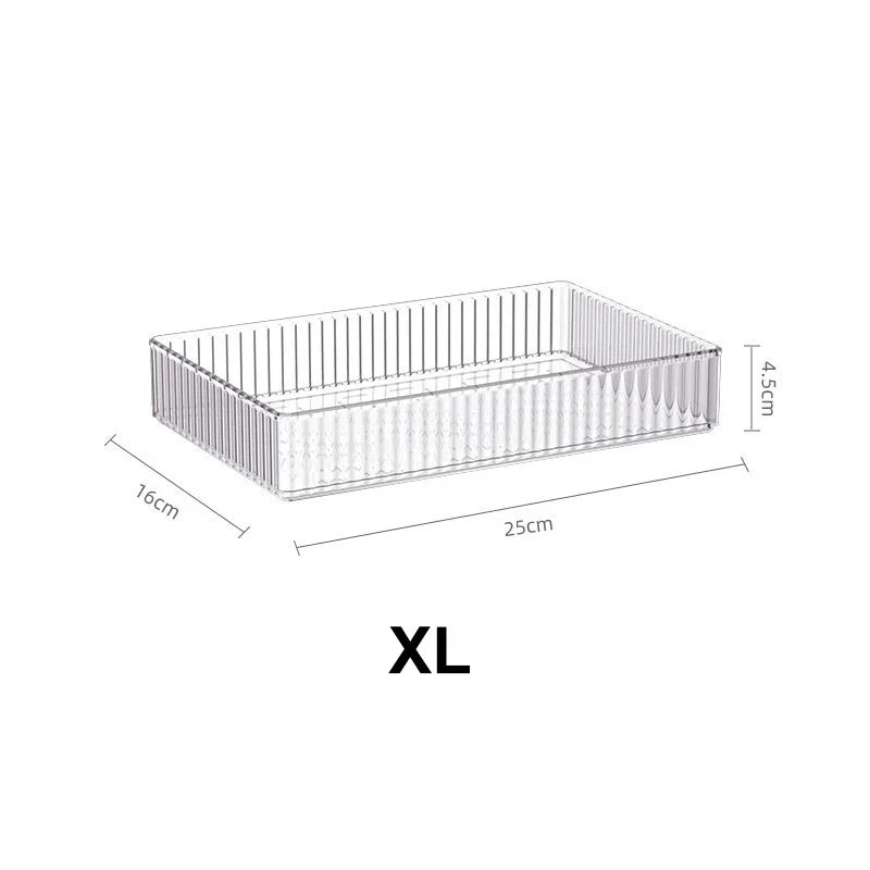 The Fluted Crystal : Single Vanity Tray