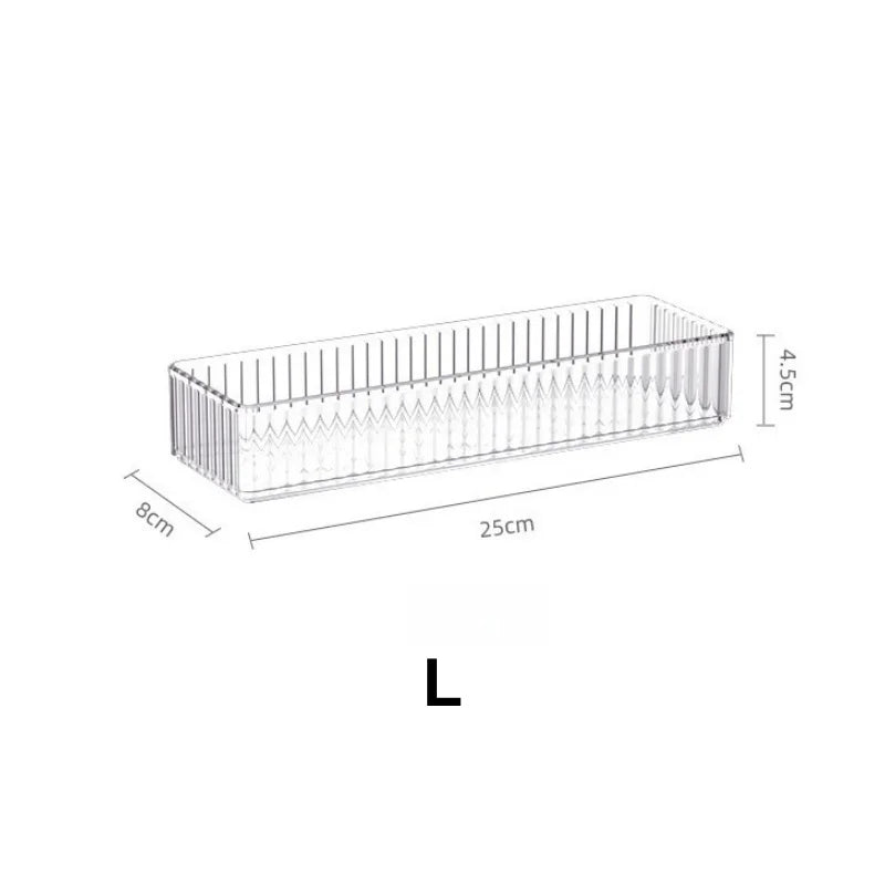 The Fluted Crystal : Single Vanity Tray