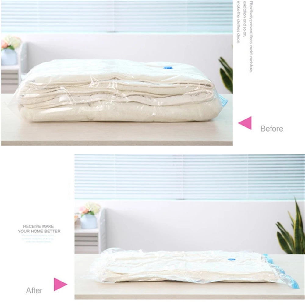 Vacuum Storage Bags for Clothes & Comforters | Space Saver Calm Organizer
