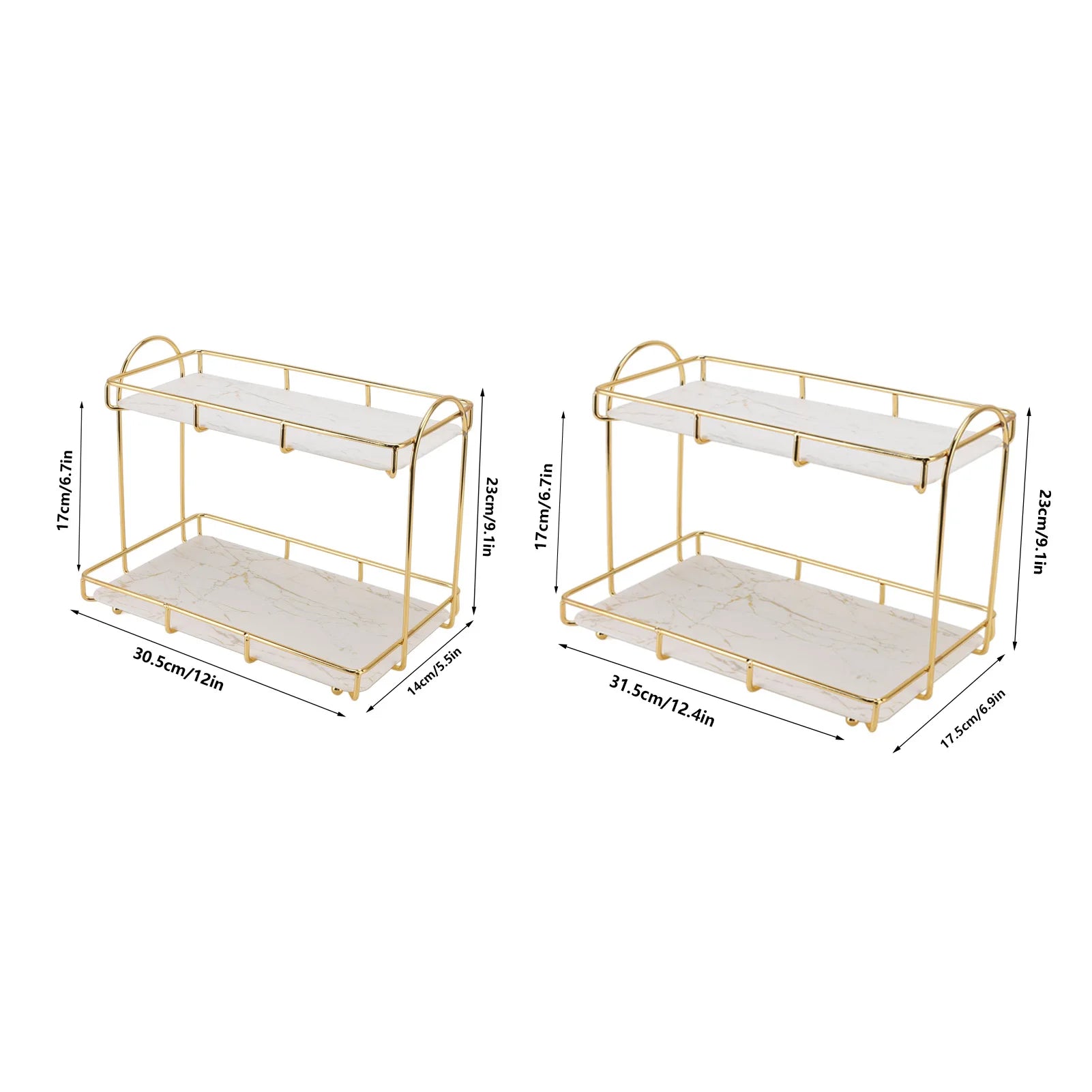 2-Tier Countertop Organizer — Royal Sanctuary Display