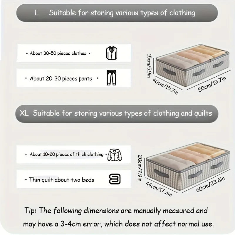 Hidden Harmony Under-Bed Organizer