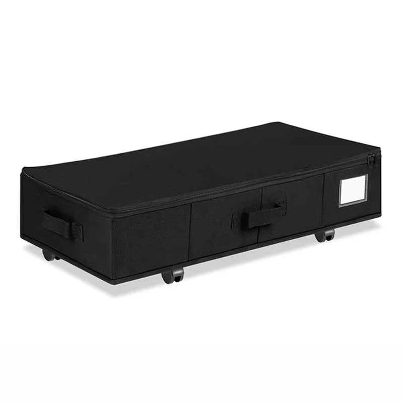 Hidden Harmony Rolling Under-Bed Storage with Wheels