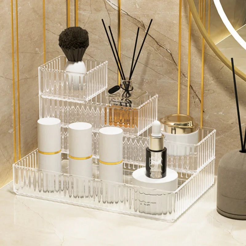 The Fluted Crystal : Single Vanity Tray