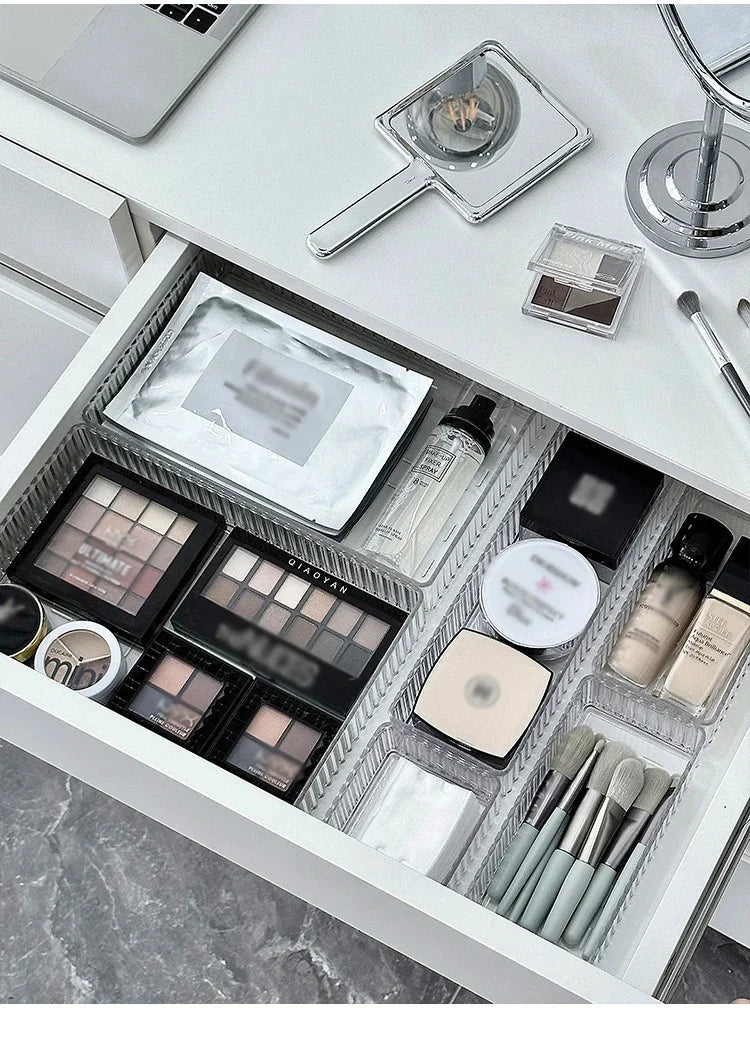 The Fluted Crystal : Single Vanity Tray