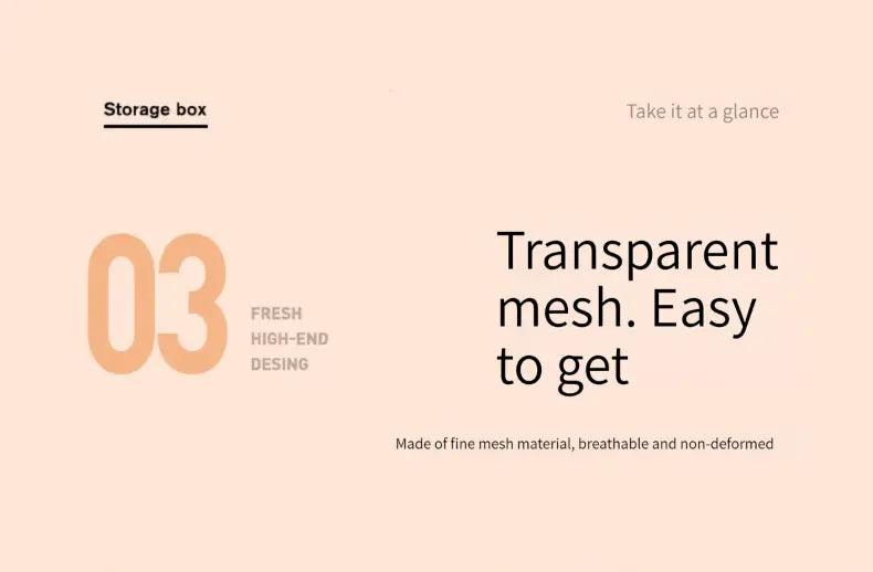 Portable Underwear and Clothes Storage Organizer Box